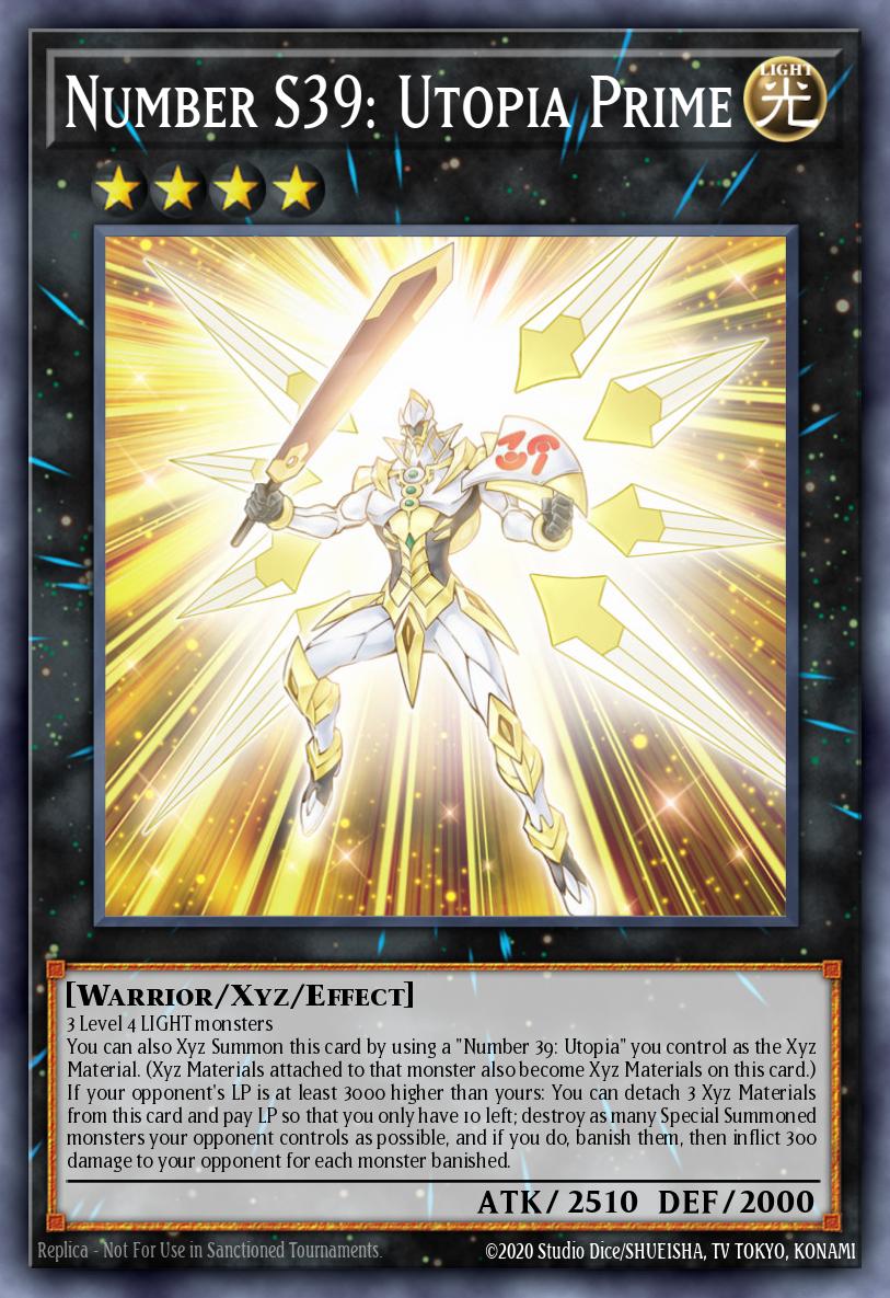 Number S39: Utopia Prime Yu-Gi-Oh card