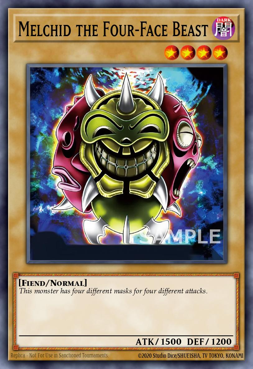 Melchid the Four-Face Beast Yu-Gi-Oh card