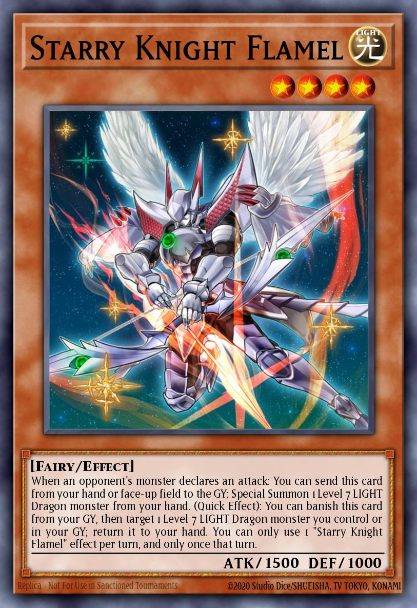 Starry Knight Flamel Yu-Gi-Oh card