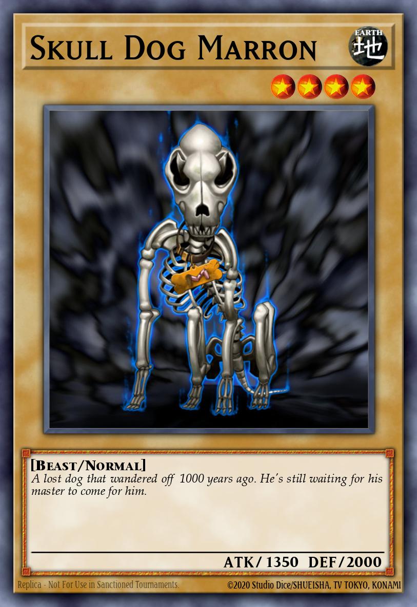 Skull Dog Marron Yu-Gi-Oh card