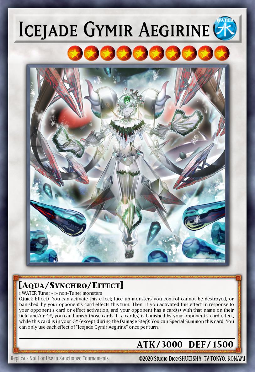 Icejade Gymir Aegirine Yu-Gi-Oh card