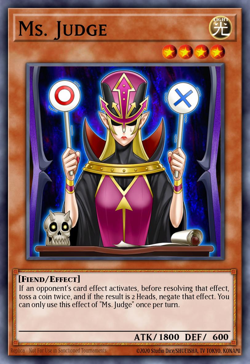 Ms. Judge Yu-Gi-Oh card