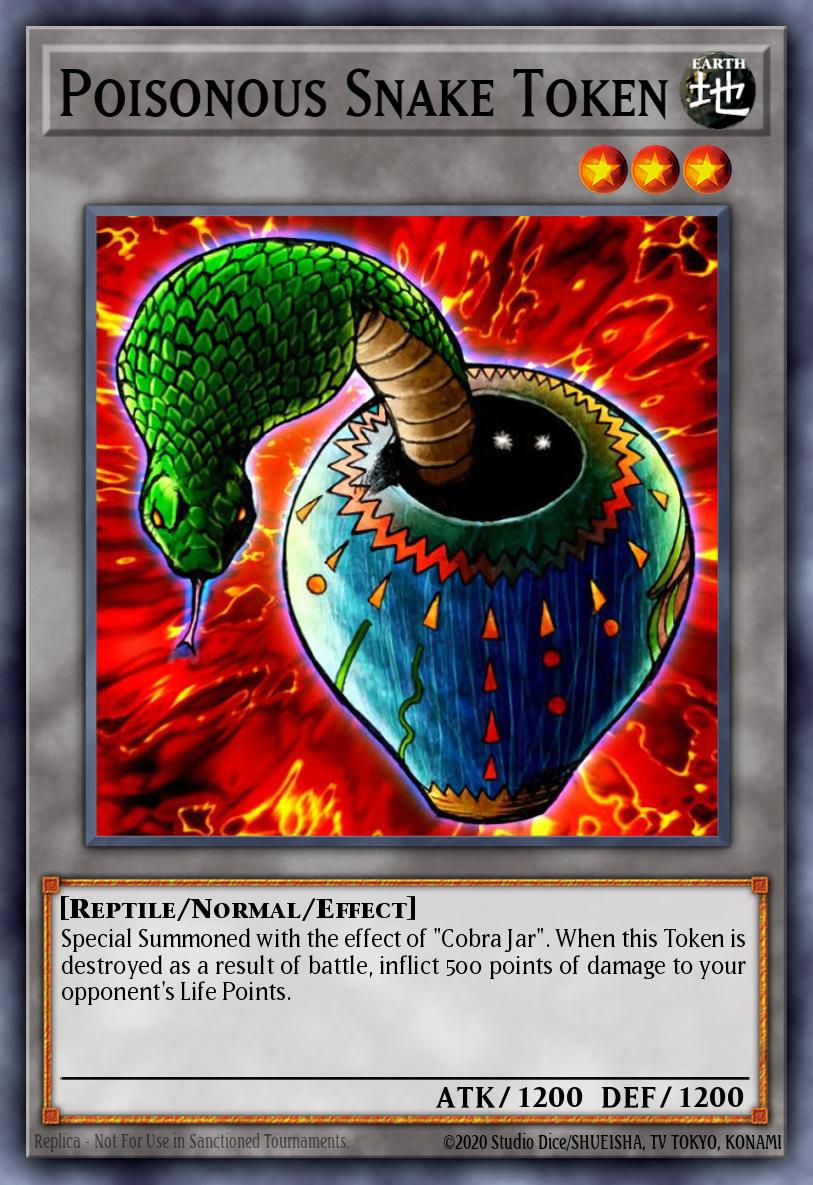 Poisonous Snake Token Yu-Gi-Oh card