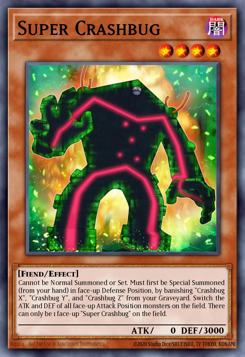 Super Crashbug Yu-Gi-Oh card