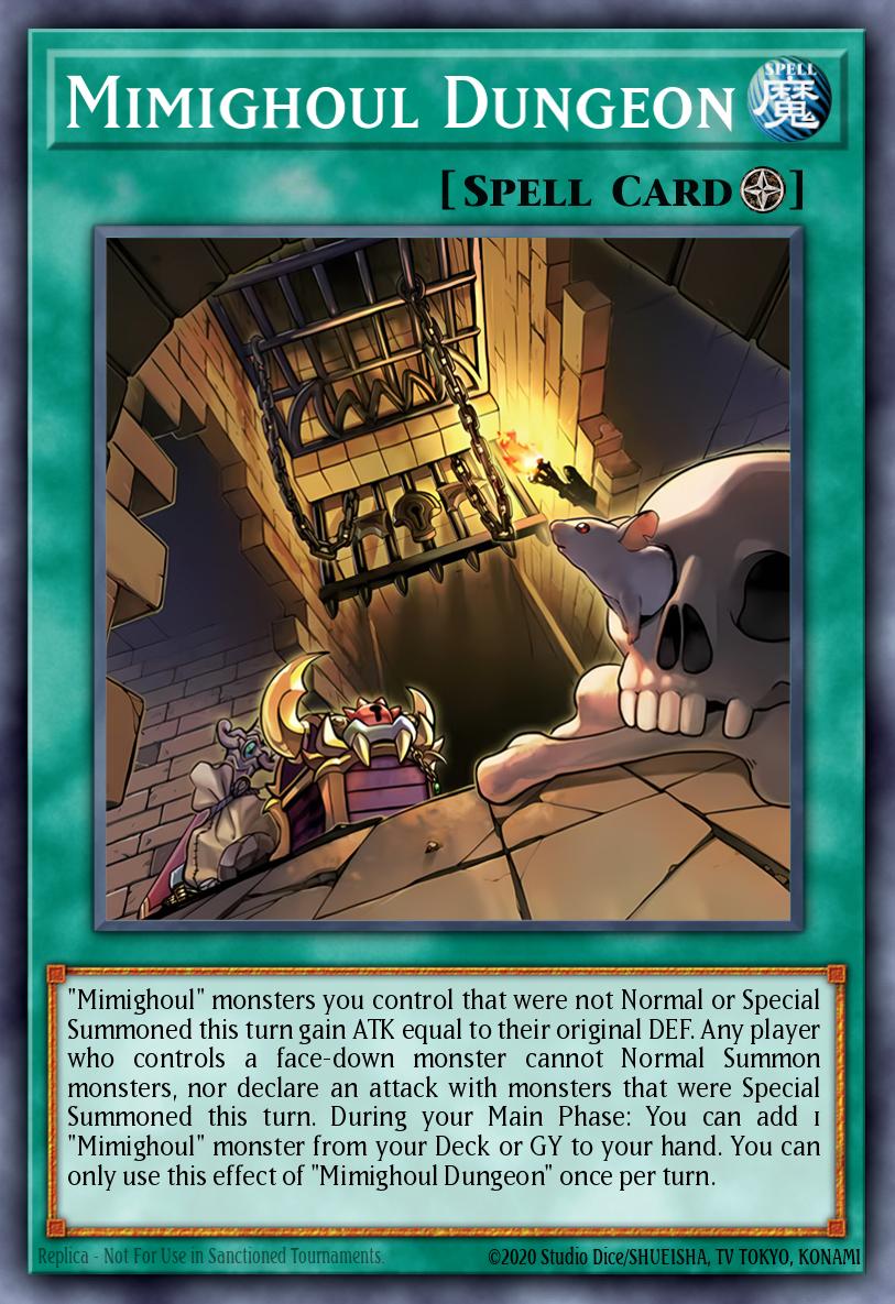 Mimighoul Dungeon Yu-Gi-Oh card