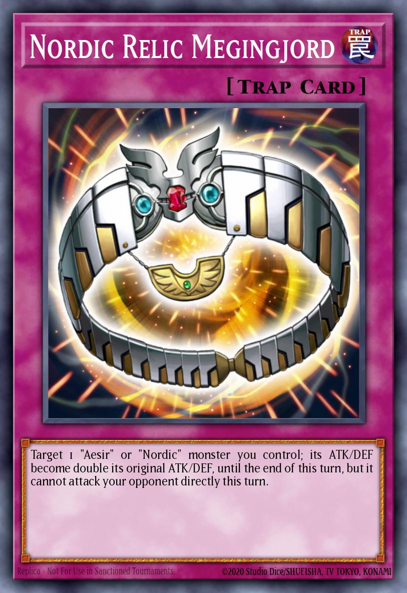 Nordic Relic Megingjord Yu-Gi-Oh card