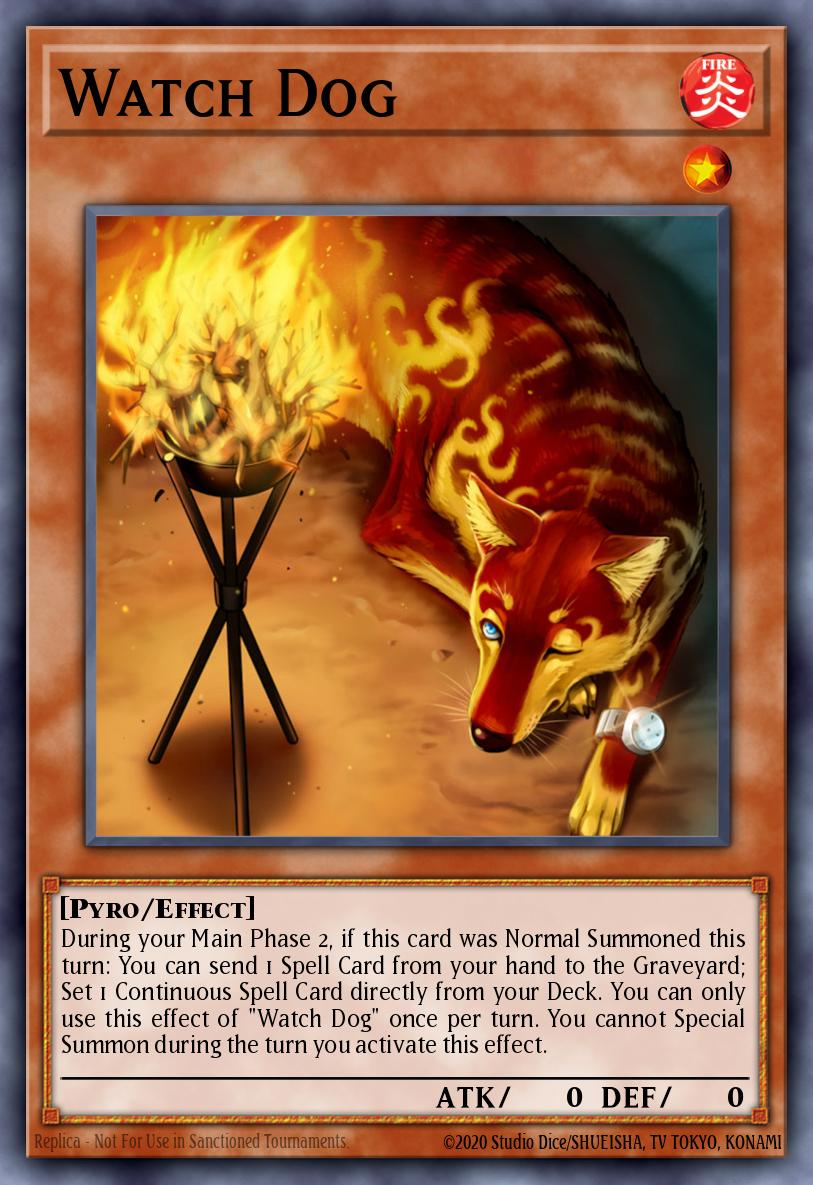 Watch Dog Yu-Gi-Oh card