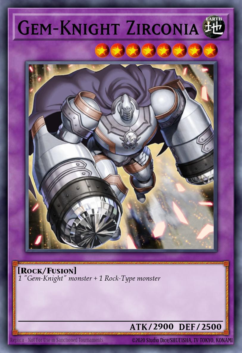 Gem-Knight Zirconia Yu-Gi-Oh card