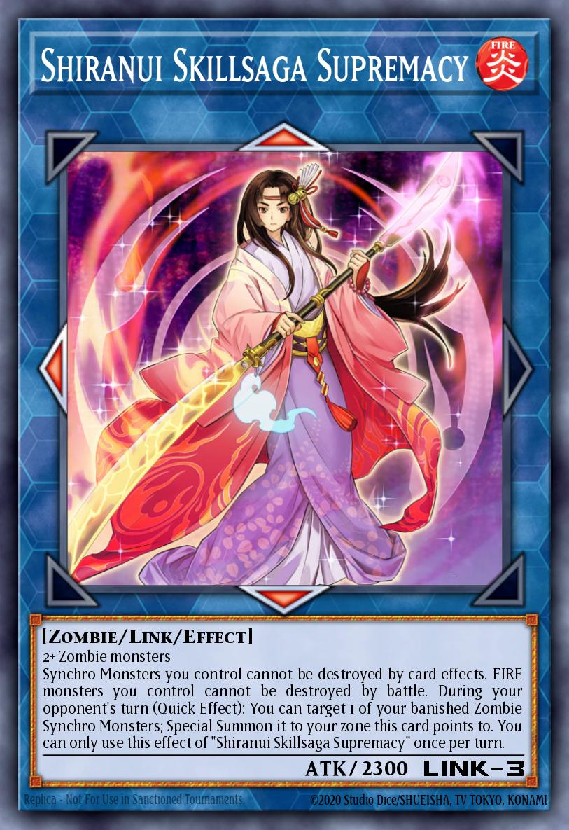 Shiranui Skillsaga Supremacy Yu-Gi-Oh card