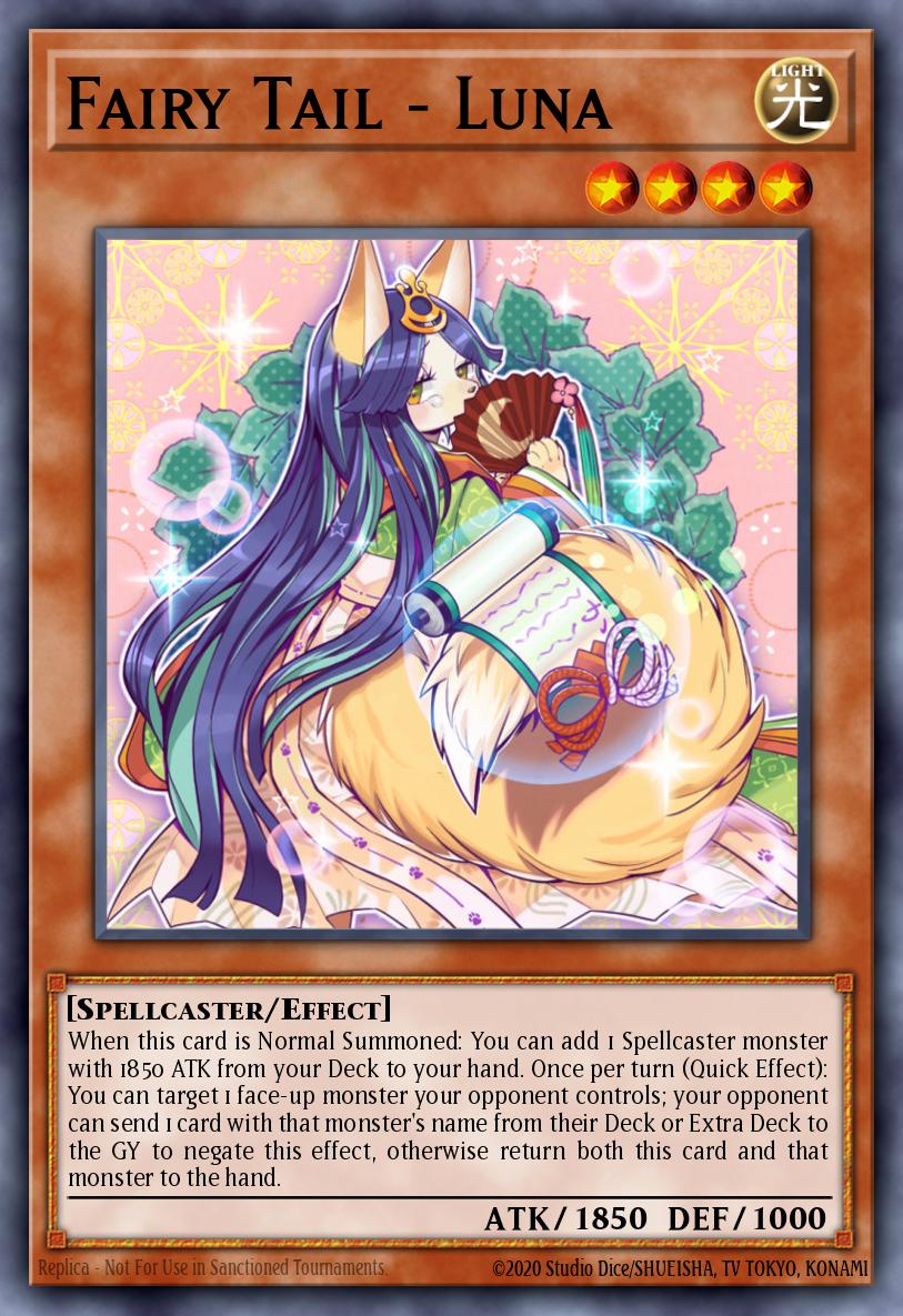 Fairy Tail - Luna Yu-Gi-Oh card