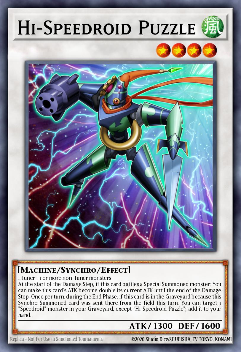 Hi-Speedroid Puzzle Yu-Gi-Oh card