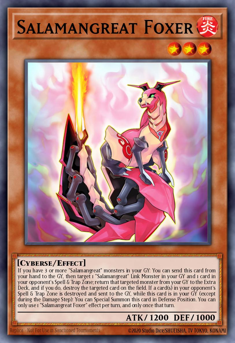 Salamangreat Foxer Yu-Gi-Oh card