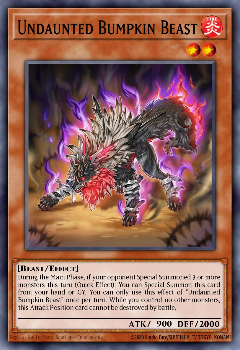 Undaunted Bumpkin Beast Yu-Gi-Oh card