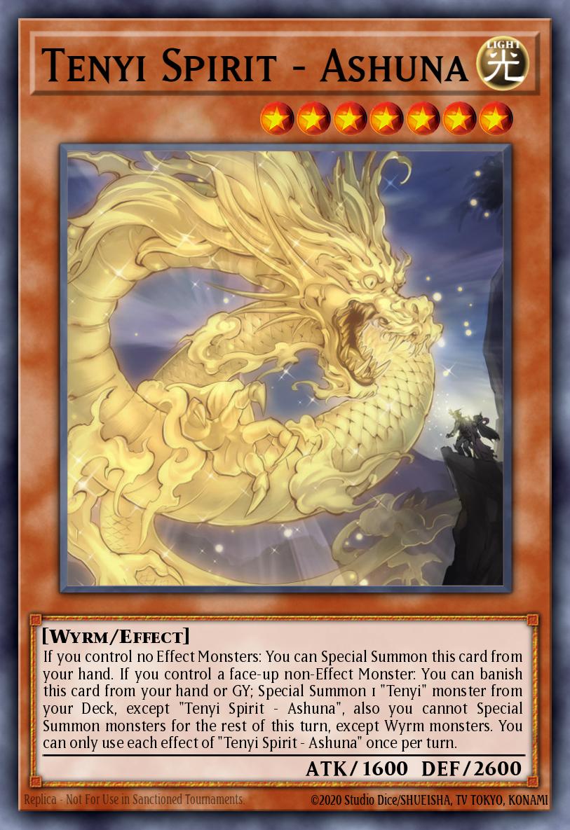 Tenyi Spirit - Ashuna Yu-Gi-Oh card