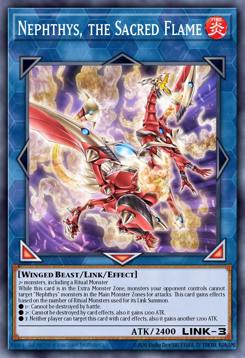 Nephthys, the Sacred Flame Yu-Gi-Oh card