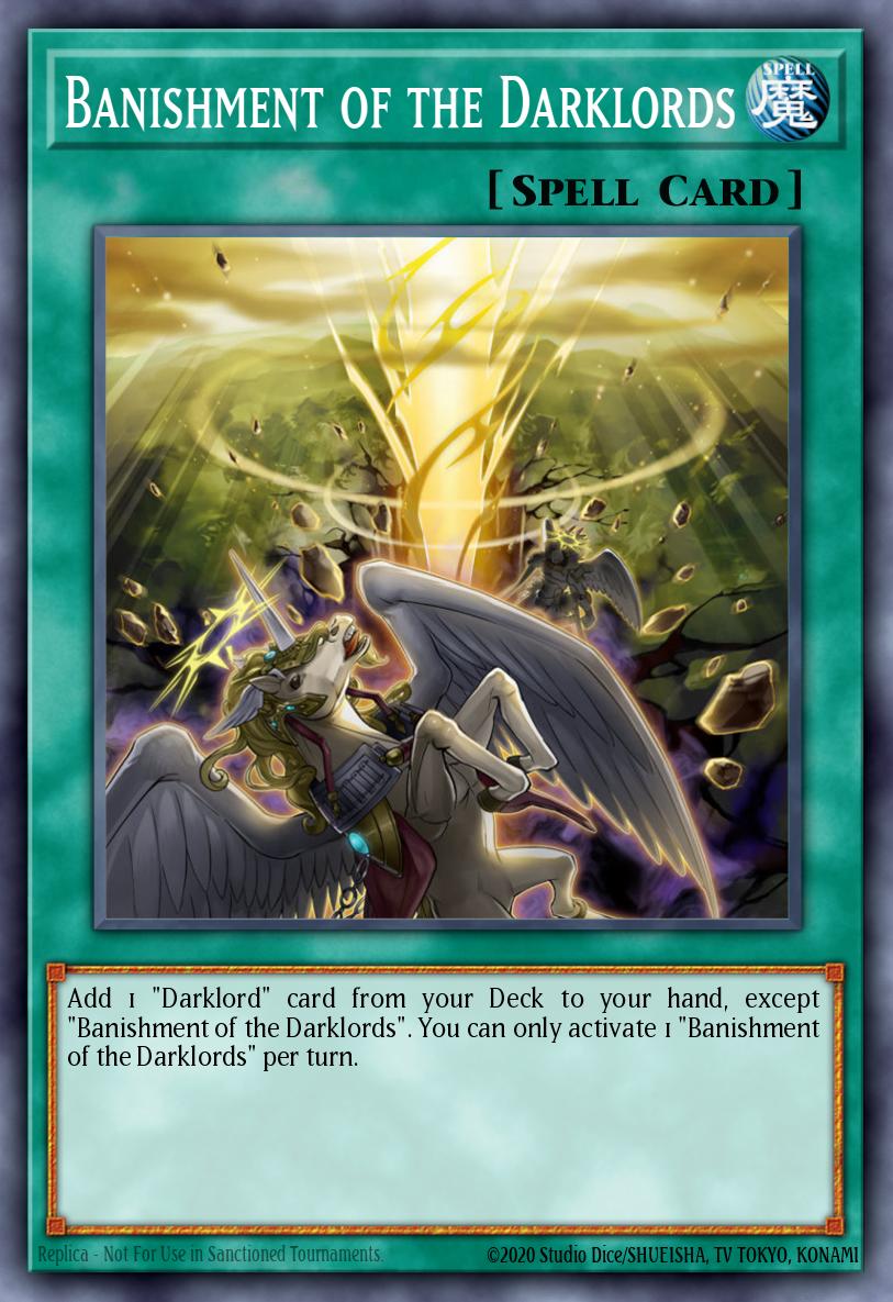 Banishment of the Darklords Yu-Gi-Oh card