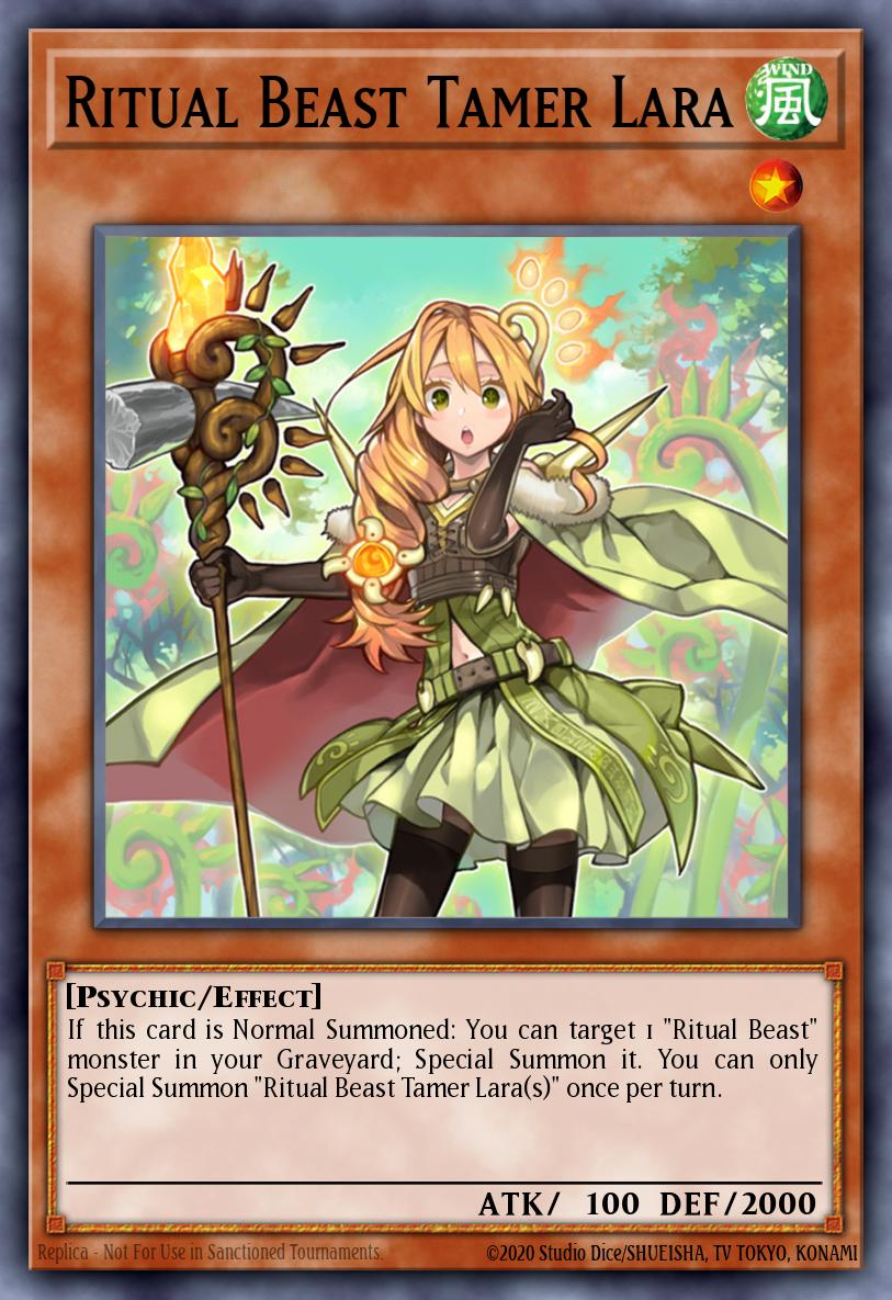 Ritual Beast Tamer Lara Yu-Gi-Oh card