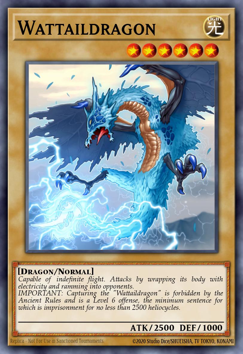 Wattaildragon Yu-Gi-Oh card