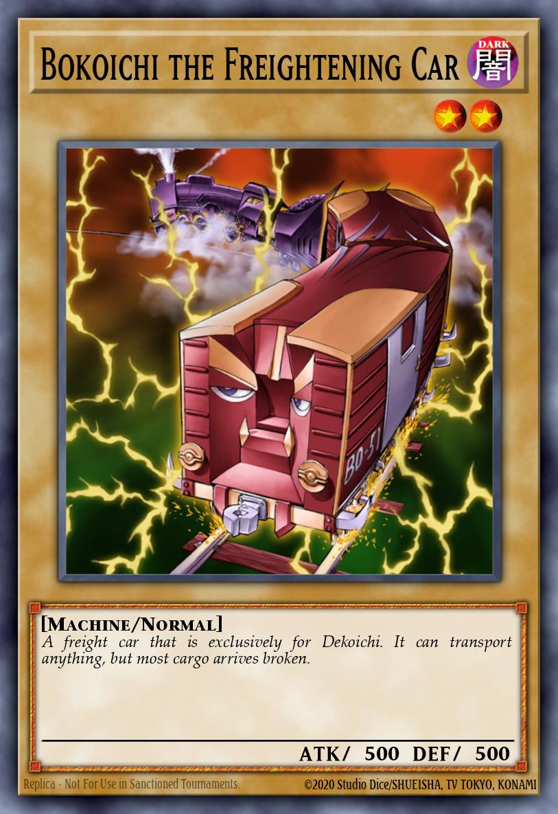 Bokoichi the Freightening Car Yu-Gi-Oh card