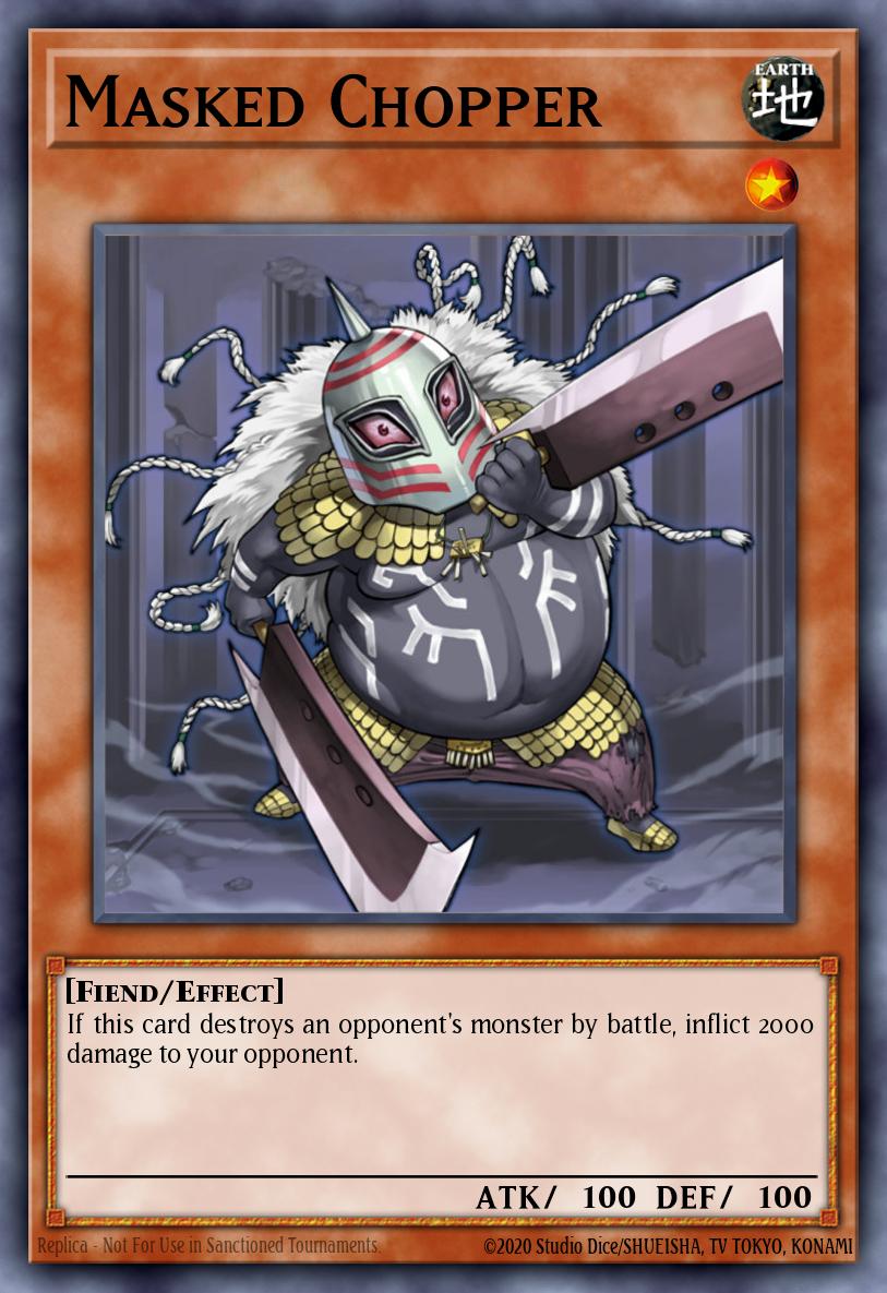 Masked Chopper Yu-Gi-Oh card