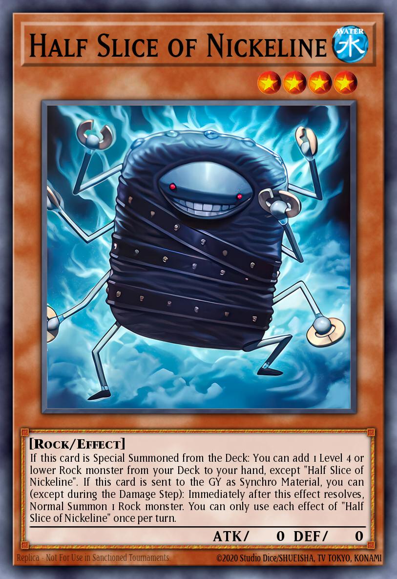 Half Slice of Nickeline Yu-Gi-Oh card