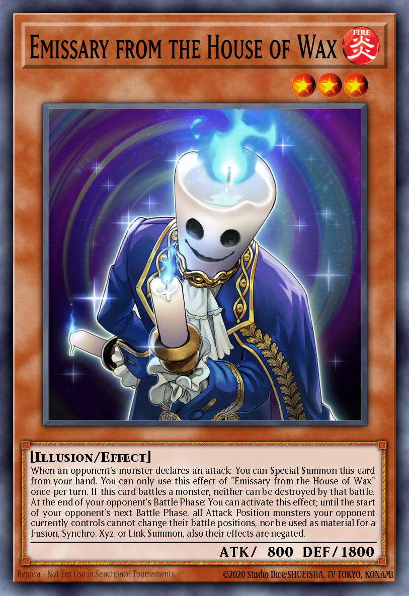 Emissary from the House of Wax Yu-Gi-Oh card
