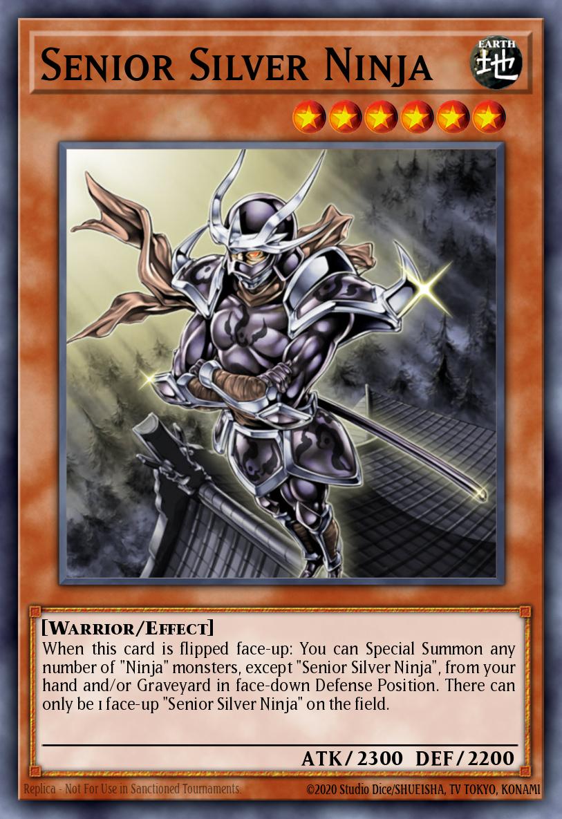 Senior Silver Ninja Yu-Gi-Oh card