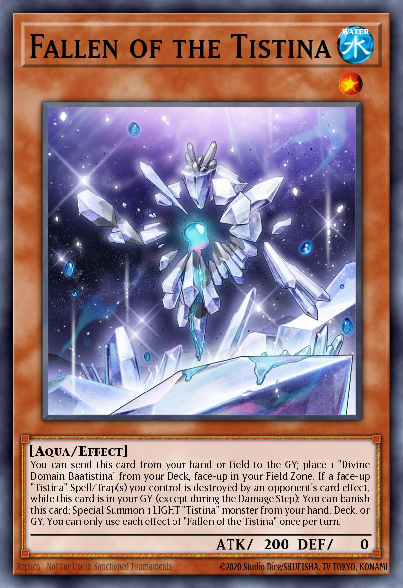 Fallen of the Tistina Yu-Gi-Oh card