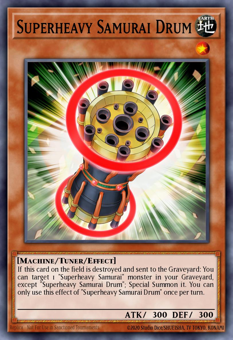 Superheavy Samurai Drum Yu-Gi-Oh card