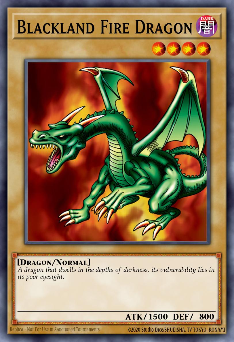 Blackland Fire Dragon Yu-Gi-Oh card