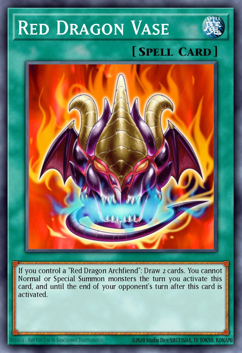 Red Dragon Vase Yu-Gi-Oh card