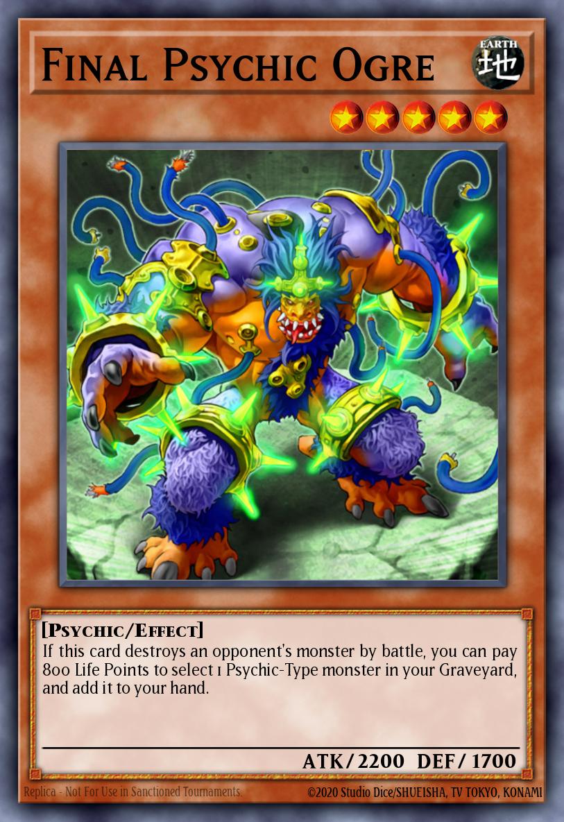 Final Psychic Ogre Yu-Gi-Oh card