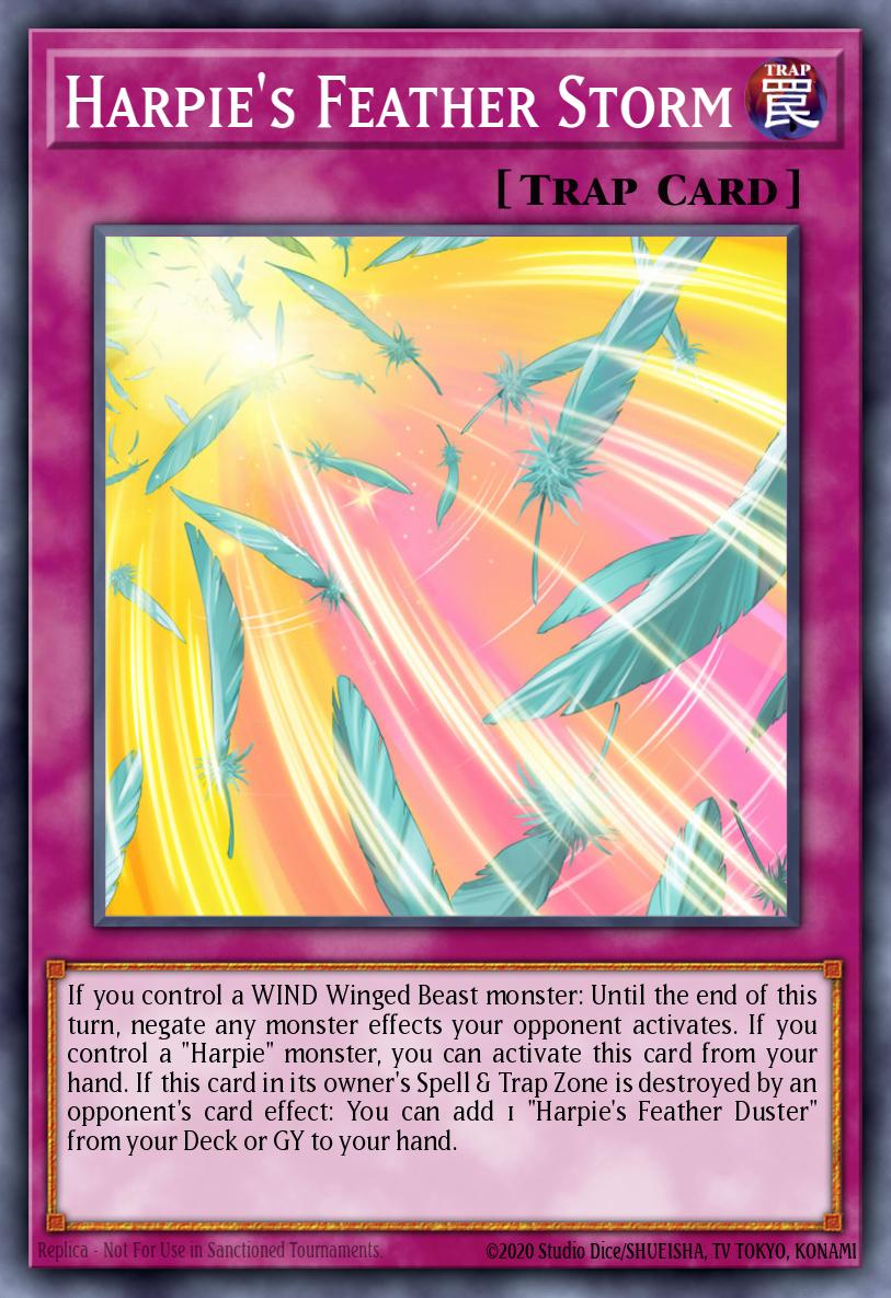 Harpie's Feather Storm Yu-Gi-Oh card