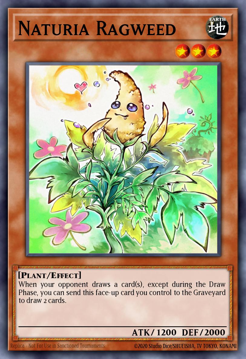 Naturia Ragweed Yu-Gi-Oh card