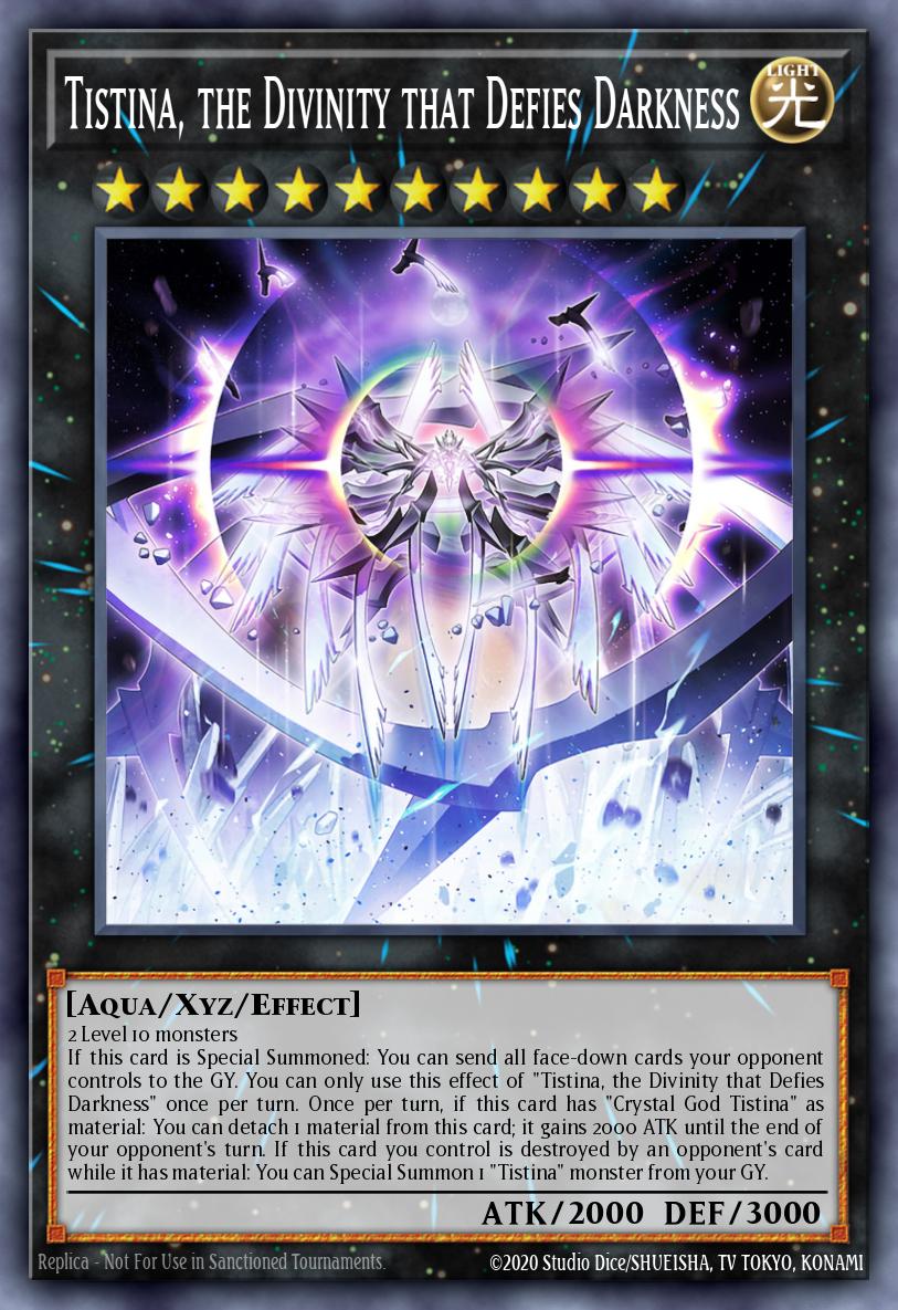 Tistina, the Divinity that Defies Darkness Yu-Gi-Oh card
