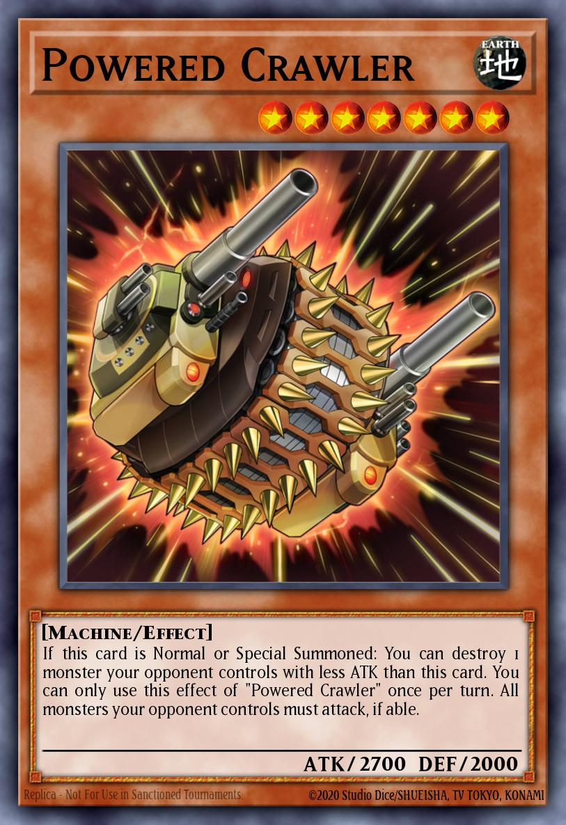 Powered Crawler Yu-Gi-Oh card