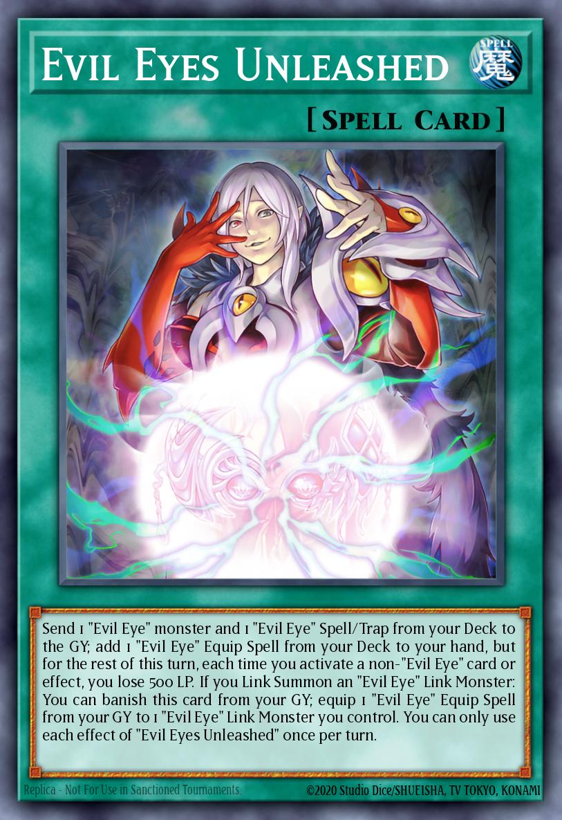 Evil Eyes Unleashed Yu-Gi-Oh card