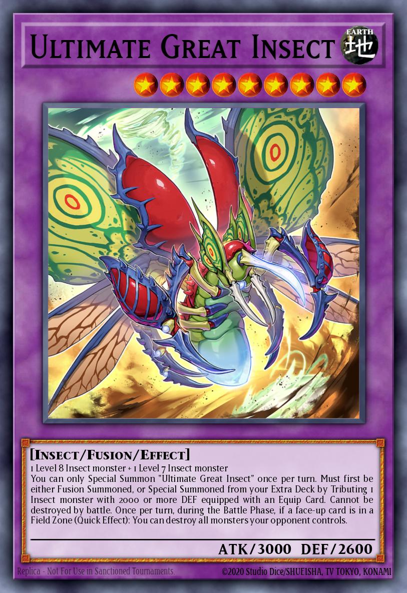 Ultimate Great Insect Yu-Gi-Oh card