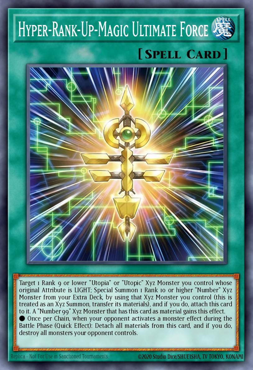 Hyper-Rank-Up-Magic Ultimate Force Yu-Gi-Oh card