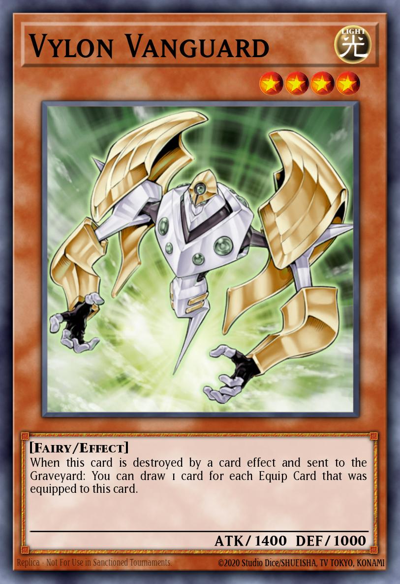 Vylon Vanguard Yu-Gi-Oh card