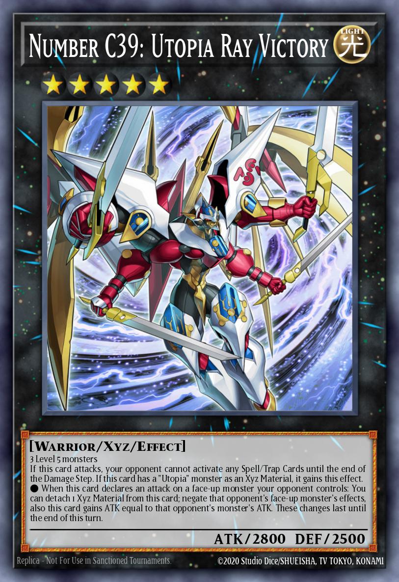 Number C39: Utopia Ray Victory Yu-Gi-Oh card