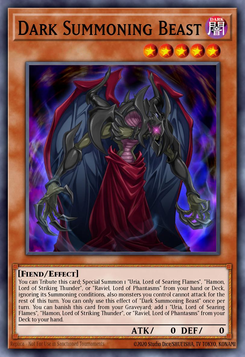 Dark Summoning Beast Yu-Gi-Oh card