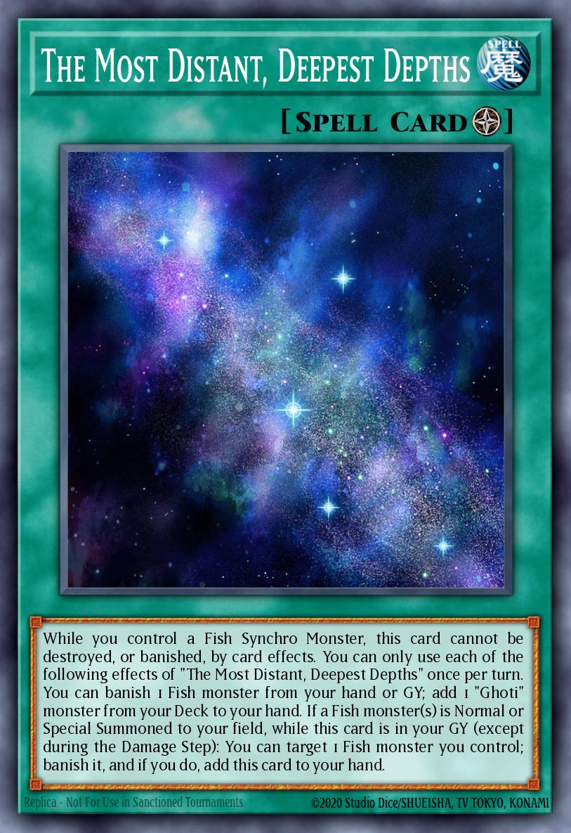 The Most Distant, Deepest Depths Yu-Gi-Oh card