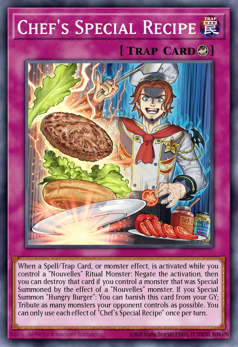 Chef's Special Recipe Yu-Gi-Oh card
