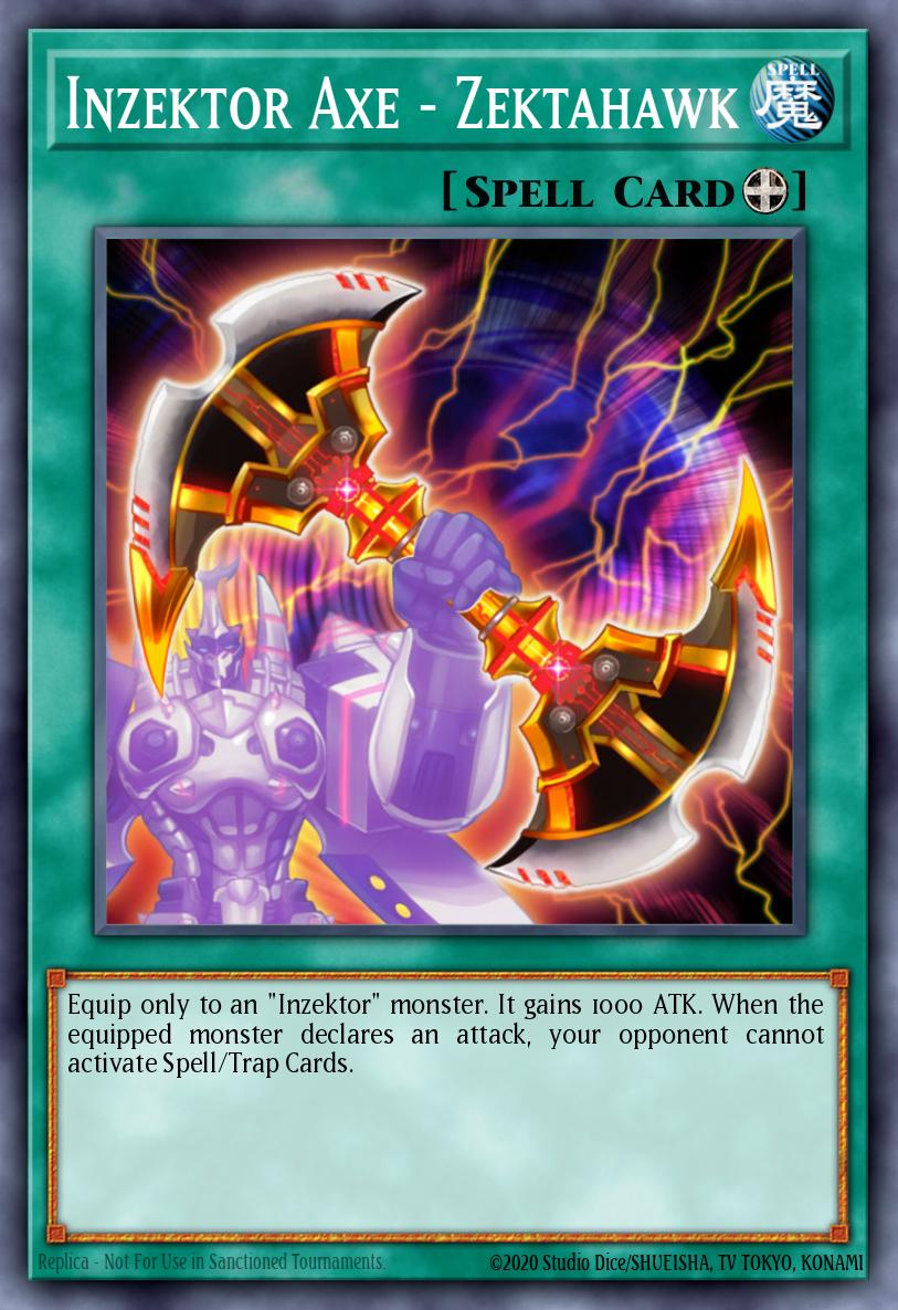 Inzektor Axe - Zektahawk Yu-Gi-Oh card