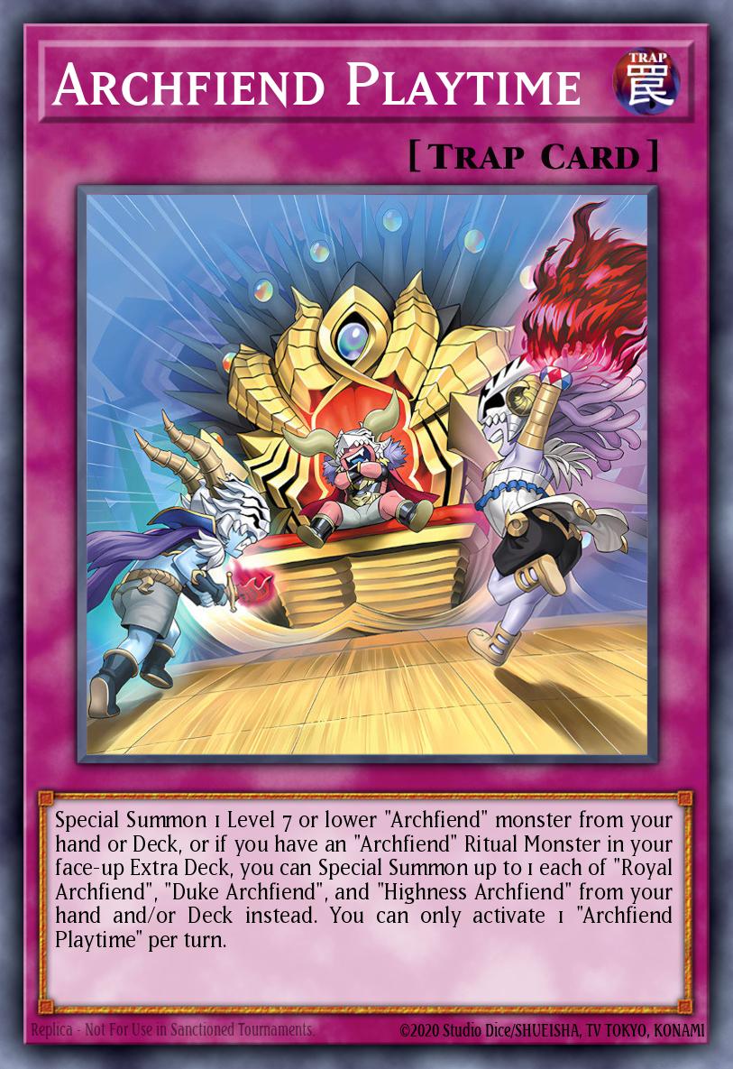 Archfiend Playtime Yu-Gi-Oh card