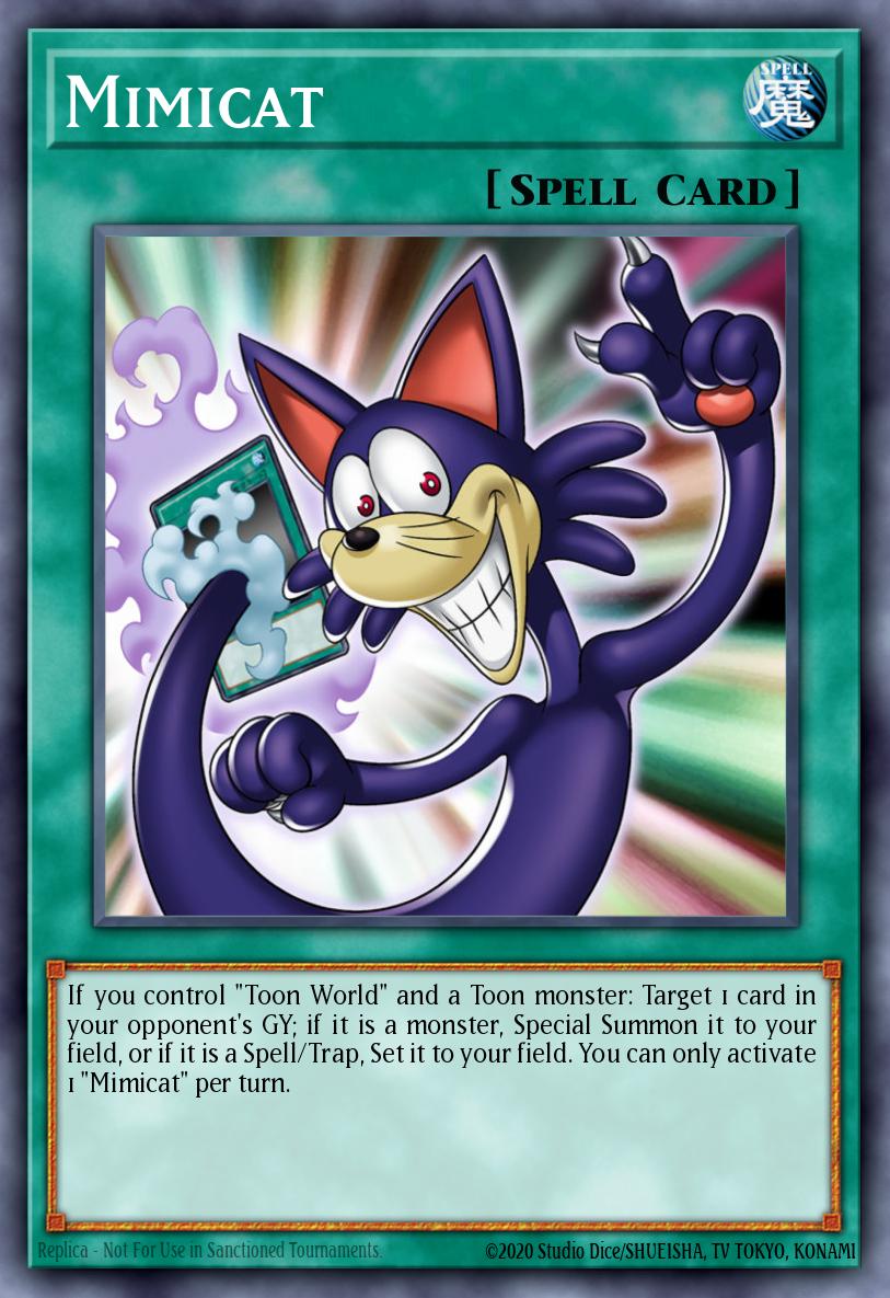Mimicat Yu-Gi-Oh card