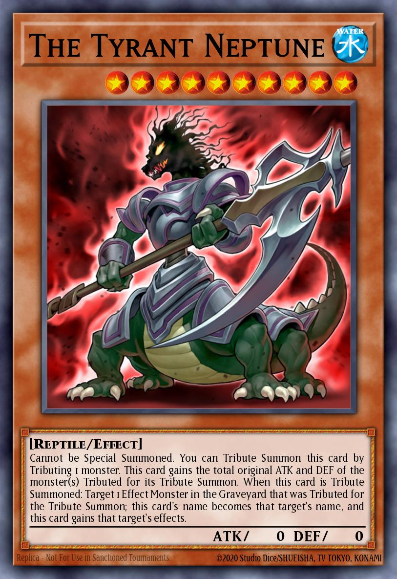 The Tyrant Neptune Yu-Gi-Oh card