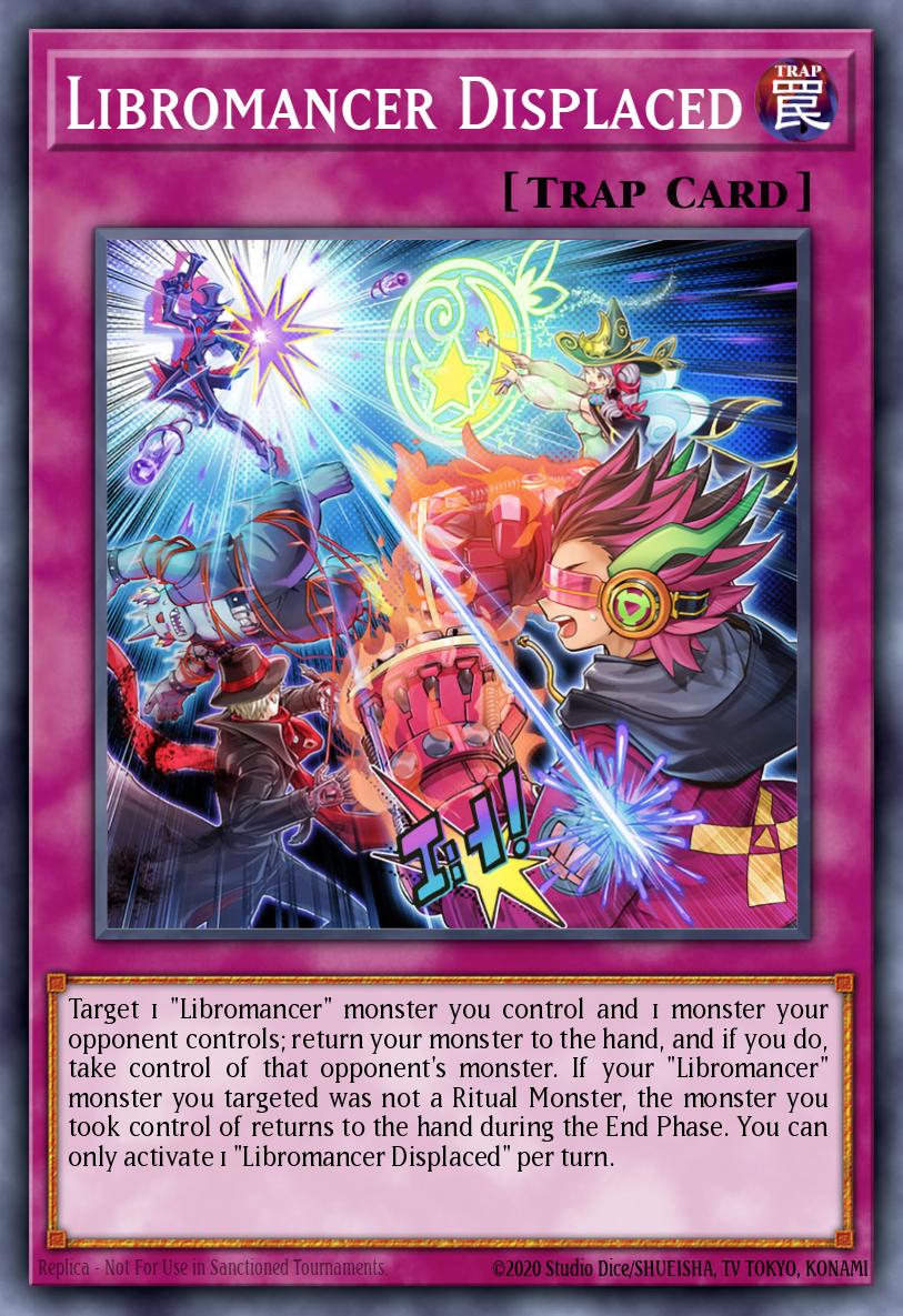 Libromancer Displaced Yu-Gi-Oh card
