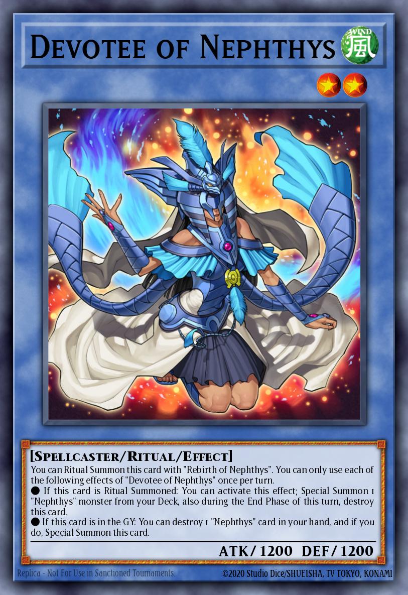 Devotee of Nephthys Yu-Gi-Oh card